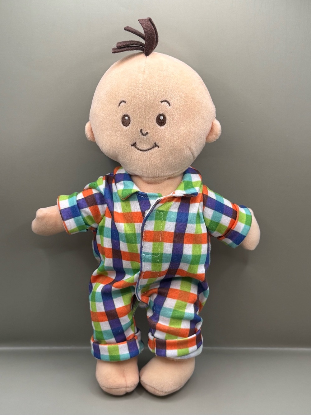 Manhattan Toy Co Wee Baby Stella Fella Boy Soft Stuffed Doll Plush